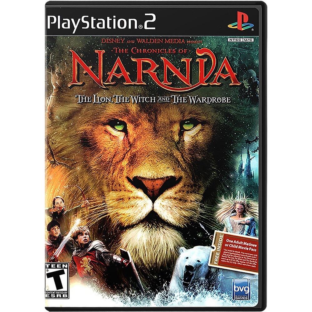 2005 Chronicles of Narnia The Lion the Witch the Wardrobe PS2 Game Playstation 2